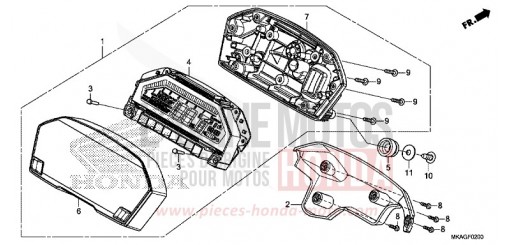 COMPTEUR NC750SDJ de 2018